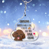 Every Poo I Do For You - Dog gift for dog lover - Personalized Keychain