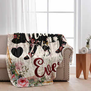 Best Nana Ever - Gift for mom, grandma - Personalized Blanket