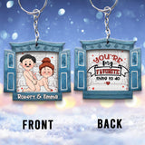 You’re My Favorite - Personalized Couple Keychain