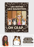 Like Mother Father Like Daughter Son Cats Dogs Pet Lover - Personalized Cat Blanket