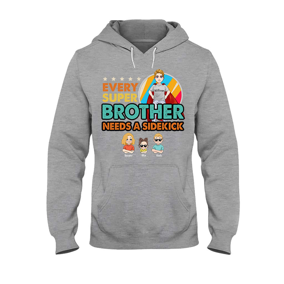 Super Dad Super Hero - Gift for dad, grandpa, uncle, brother - Personalized T-shirt And Hoodie