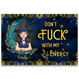 Don't F With My Energy - Personalized Witch Doormat