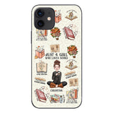 Just A Girl Who Loves Books - Personalized Book Phone Case
