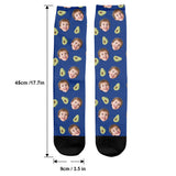 Funny Icon Pattern - Personalized Son Socks