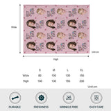 Best Grandma Mom Ever - Gift for grandma, mom, grandma - Personalized Blanket