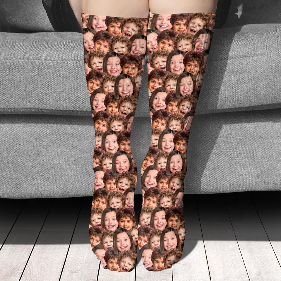 Love You Dad - Gift for dad, grandma, grandpa, mom, uncle, aunt, brother, sister, son, daughter, granddaughter, grandson, husband, wife, boyfriend, girlfriend - Personalized Socks