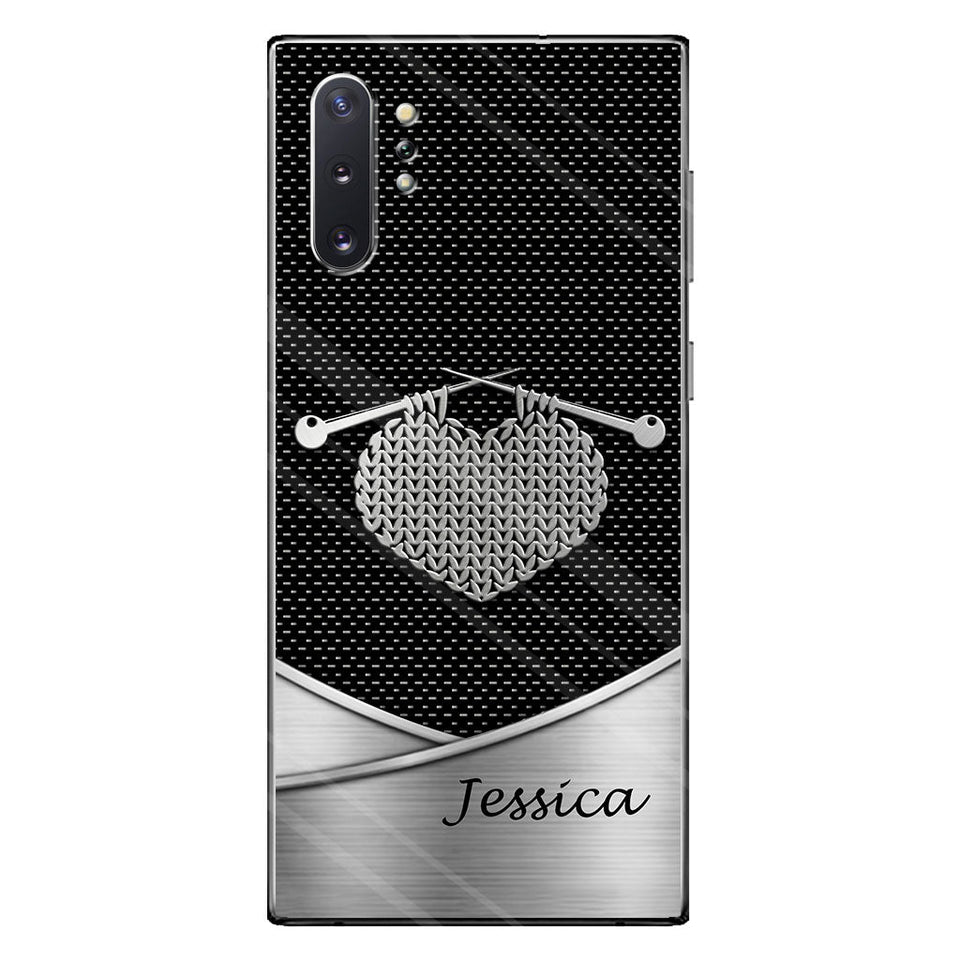 Love Knitting - Personalized Knitting Phone Case