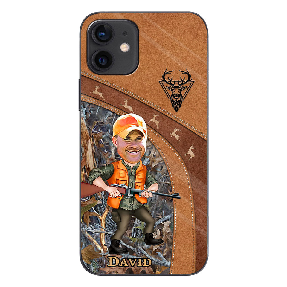 Photo Inserted Funny Hunting - Personalized Hunting Phone Case