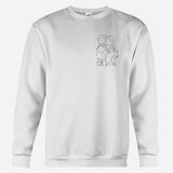 Custom Line Art - Personalized Kid Embroidered Sweater