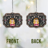 Witch's Cottage - Personalized Witch Car Ornament