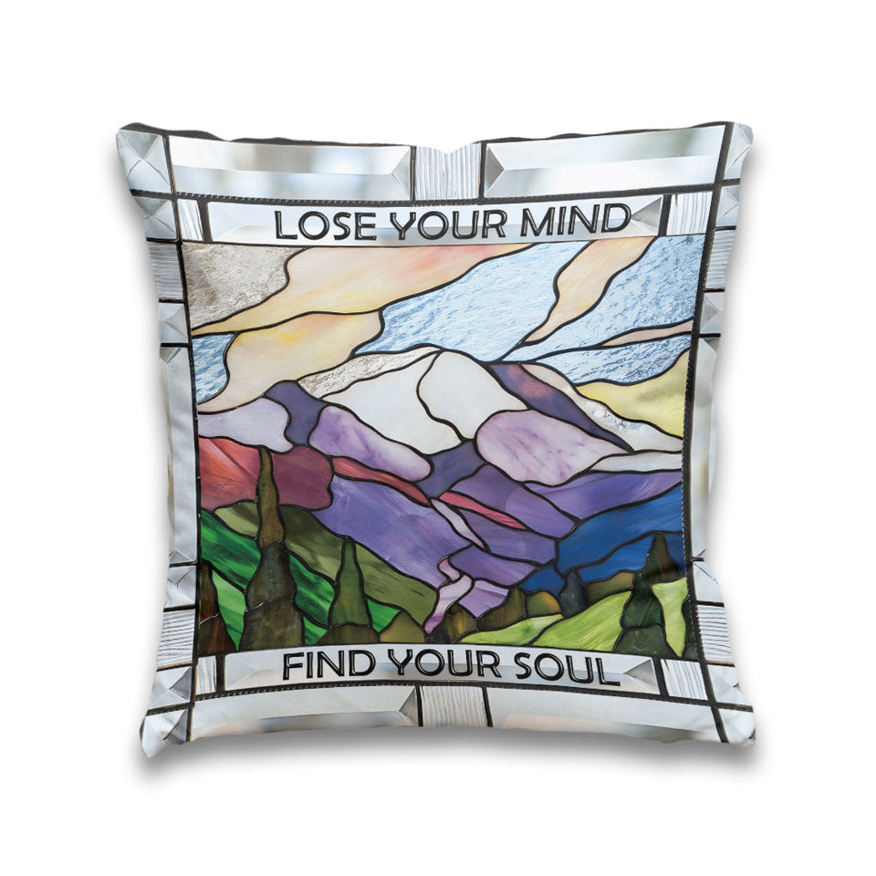 Lose Your Mind - Hiking Throw Pillow