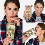 Behind Every Softball Player - Personalized Softball Tumbler