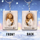 Bestfriends Are Never Fogotten - Personalized Dog Keychain