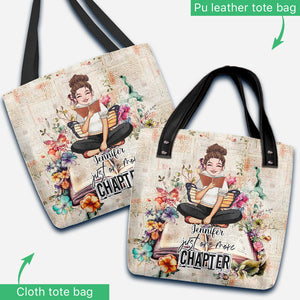 Just One More Chapter - Personalized Book Tote Bag