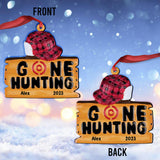 Gone Hunting - Personalized Hunting Ornament
