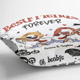 Bestfriend Forever - Personalized Bestie Throw Pillow