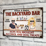 Welcome To Our Show - Personalized Backyard Rectangle Metal Sign
