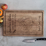 Grandma's Kitchen - Personalized Grandma Cutting Board