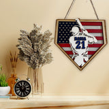 Baseball Season - Personalized Baseball 2 Layered Wood Sign / Wood Plaque
