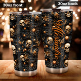 Gold Skull - Personalized Skull Tumbler