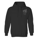 Custom Line Art - Personalized granddaughter Embroidered Hoodie
