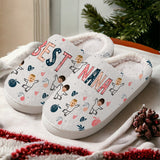 Best Grandma/Nana/Mother/Mama - Personalized Grandma Slippers