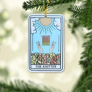 The Knitter - Personalized Knitting Ornament