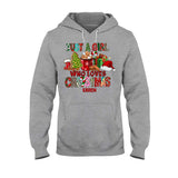 Just A Girl Who Loves Christmas - Personalized Christmas T-shirt And Hoodie