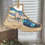 There Is No One I Would Rather Get Lost With - Hiking gift for wife, husband, boyfriend, girlfriend - Personalized Suncatcher
