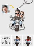 I'll Always - Biker gift for husband, wife, boyfriend, girlfriend - Personalized Keychain