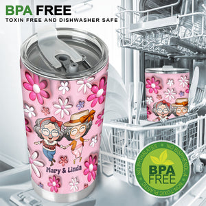 We Will Be Friends Until We Are Old And Senile - Gift for friend - Personalized Tumbler