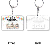 My Favorite People - Gift for grandpa, grandma, brother, sister, mom, dad, uncle, aunt - Personalized Keychain