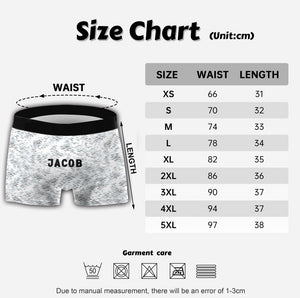 Kiss My Bass - Personalized Fishing Men Boxer Briefs