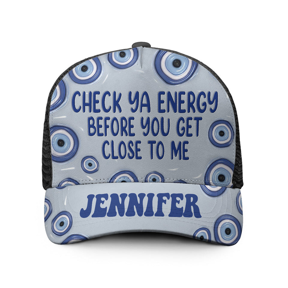 Check Ya Energy - Personalized Witch Trucker Hat