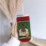 My Heart Is On That Field - Personalized Baseball Can Glass