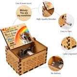 Listen To The Song - Personalized Dog Hand Crank Music Box