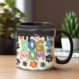 Dog Mom Cat Mom Dog Dad Cat Dad - Personalized Dog Accent Mug