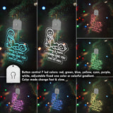 I Love You Naughty Ginger Bread - gift for wife, husband, boyfriend, girlfriend - Personalized Shaped Led Acrylic Ornament