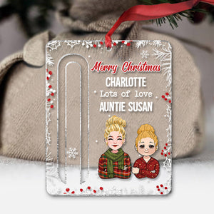 Lots Of Love - Personalized Grandma Transparent Ornament