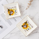 You Are My Sunshine - Gift for mom, grandma, sister, friend, wife, daughter, son, husband, brother, aunt, dad, granddaughter, grandson - Personalized Jewelry Dish