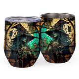 Mysterious Witch - Personalized Witch Wine Tumbler