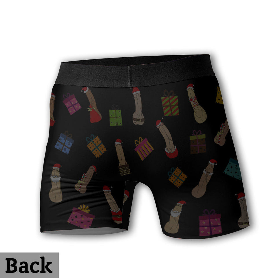 I Love You - Personalized Couple Men Boxer Briefs