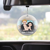 Drive Safe - Personalized Couple Car Ornament
