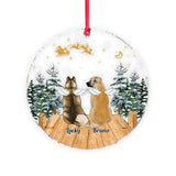 In Loving Memory - Gift for dog lovers, who lost dog, who lost cat - Personalized Transparent Ornament