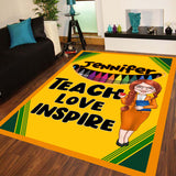 Positive Affirmations Butterfly - Personalized Butterfly Rug