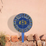 Check Your Energy - Witch Acrylic Garden Sign