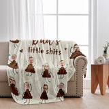 Grandma's Little Cuties - Gift for grandma, mom, dad, grandpa - Personalized Blanket
