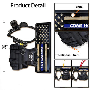 Come Home Safe - Personalized Police Officer Ornament