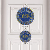 Check Your Energy - Personalized Witch Round Wood Sign