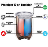 Don't F With My Energy - Personalized Witch Wine Tumbler